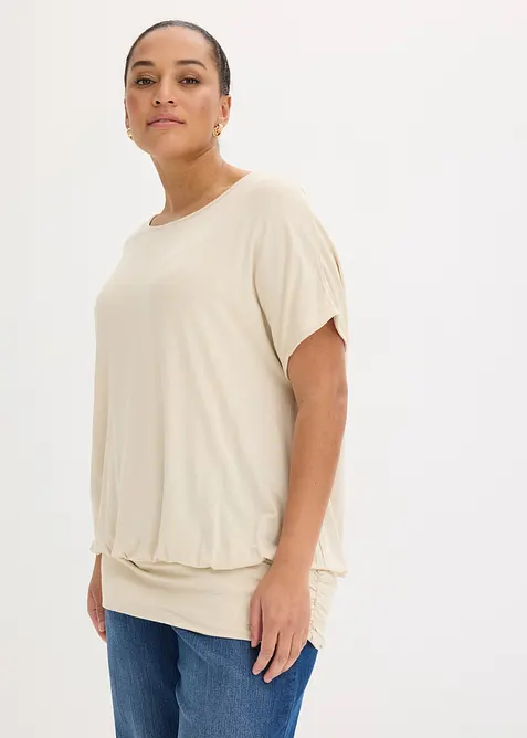 Topp av viskosmix med mjukt fall, bonprix