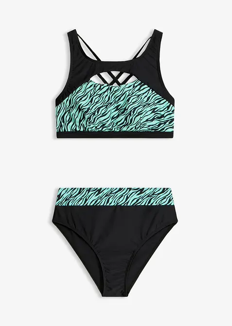 Bikini med BH-topp och cut-out (2 delar), bonprix