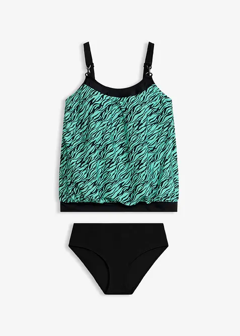 Oversizetankini med ringdetalj (2 delar), bonprix
