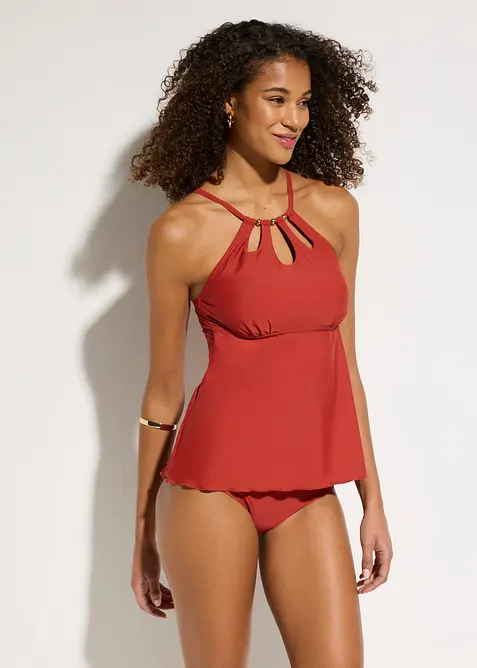 Tankini med cut-outs (2 delar), bonprix