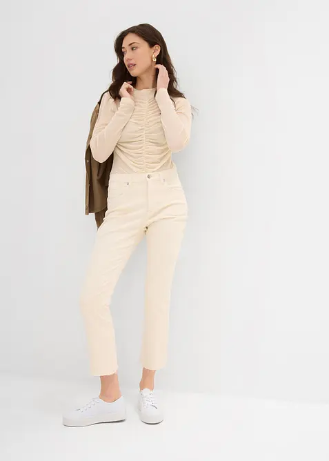 Bootcut Jeans High Waist, cropped, bonprix