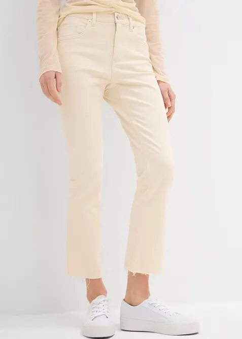 Bootcut Jeans High Waist, cropped, bonprix