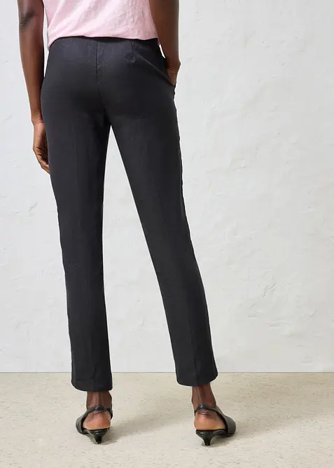 7/8-byxa av linne, bonprix