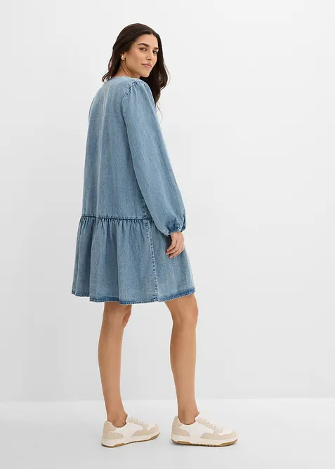 Ledig midikl&auml;nning med lin, bonprix