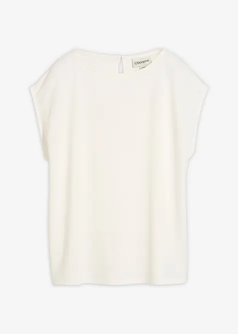 Oversizetopp i mjuk viskosmix, bonprix