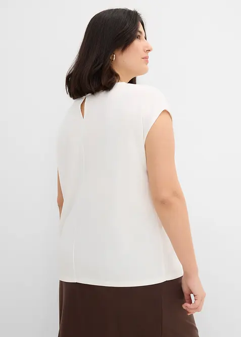 Oversizetopp i mjuk viskosmix, bonprix