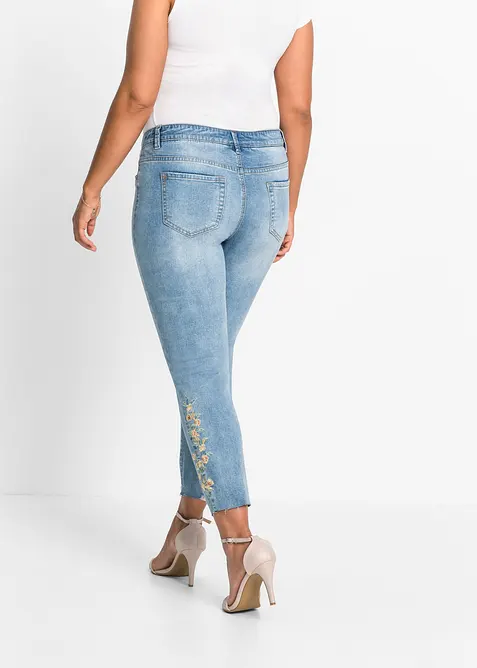 Skinny Jeans Mid Waist, cropped, bonprix