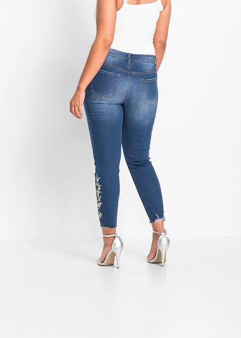 Skinny Jeans Mid Waist, cropped, bonprix