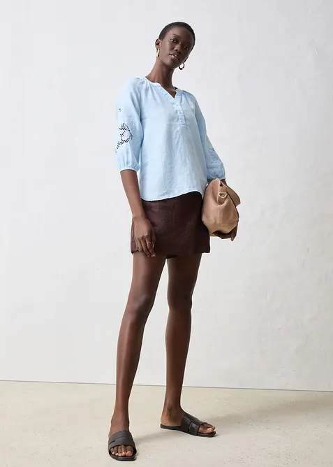 Tunika i rent lin, bonprix