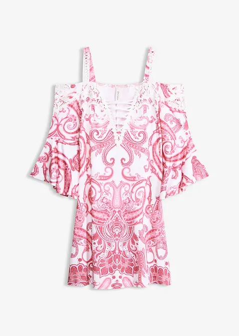 Utsv&auml;ngd kl&auml;nning med bara axlar, bonprix