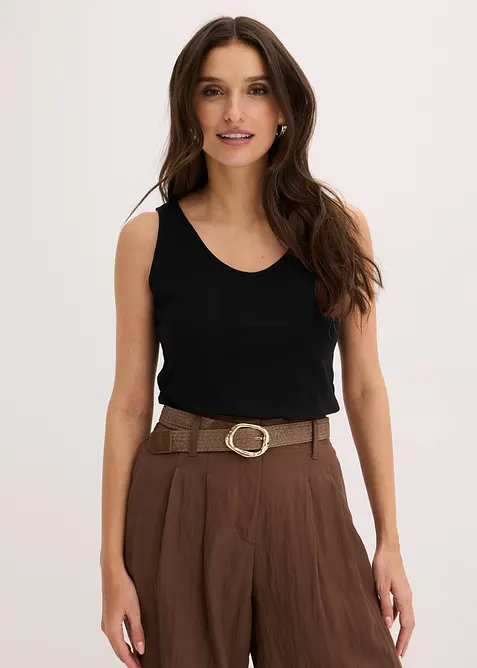 Jerseylinne i bomull, bonprix