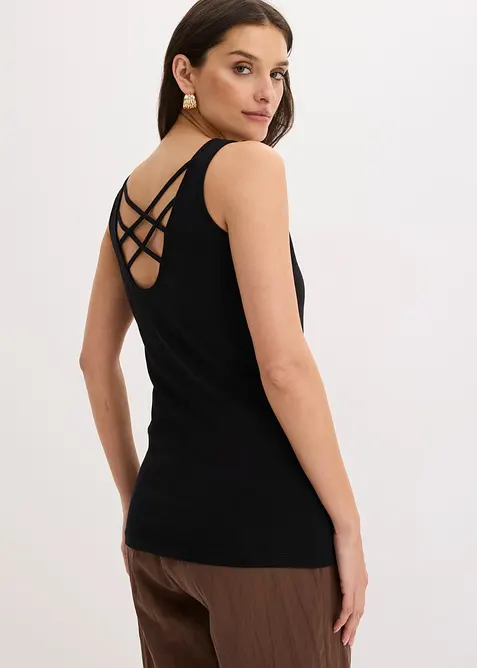 Jerseylinne i bomull, bonprix