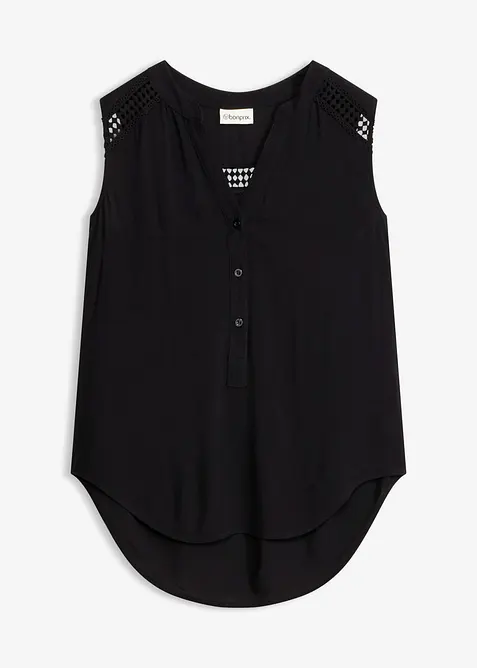 Bluslinne av ren viskos, bonprix