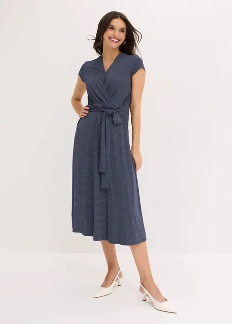 Mellanl&aring;ng kl&auml;nning i viskosmix, bonprix