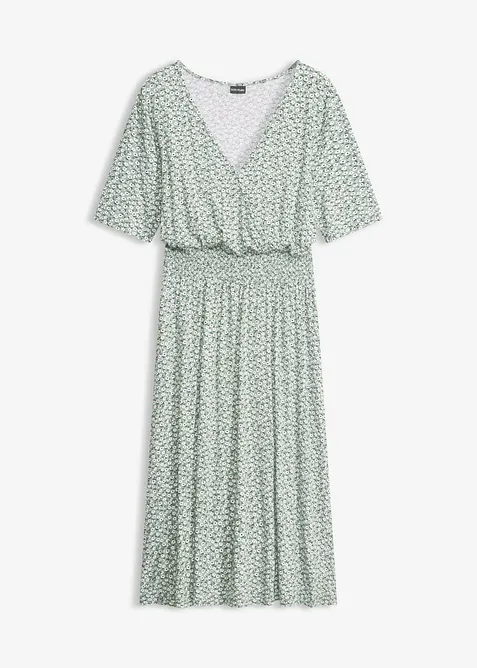 Jerseykl&auml;nning av viskosmix, bonprix