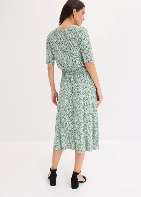 Jerseykl&auml;nning av viskosmix, bonprix