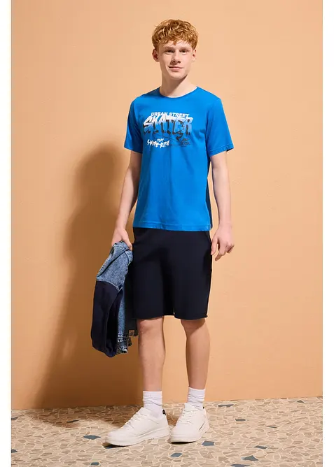 T-shirt i ekologisk bomull (3-pack), bonprix