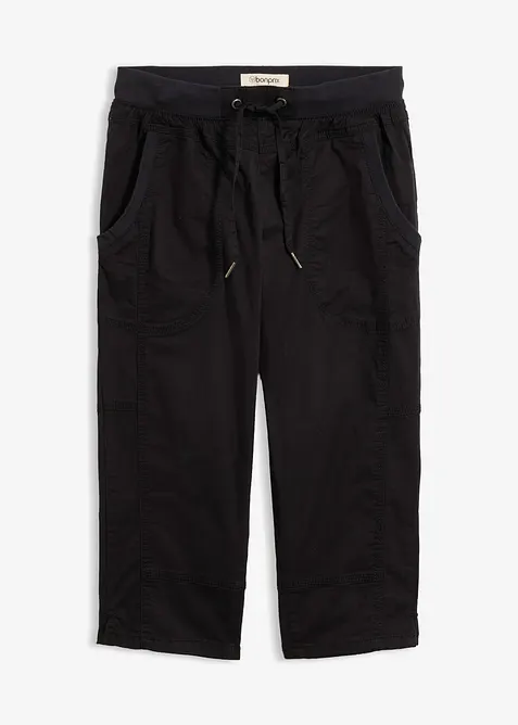 Capribyxa med knytband, bonprix