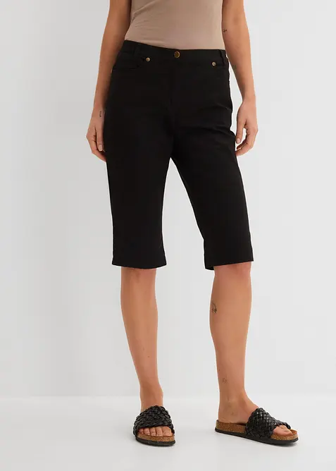 Bomullsbermudas med bekv&auml;m midja, bonprix