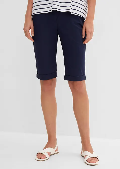 Bomullsbermudas med bekv&auml;m midja, bonprix