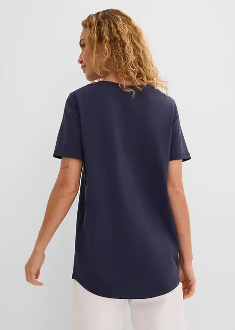 T-shirt med bomull och maritimt tryck, bonprix