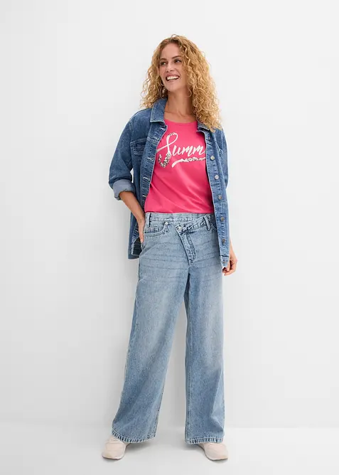 Topp med paljetter, bonprix