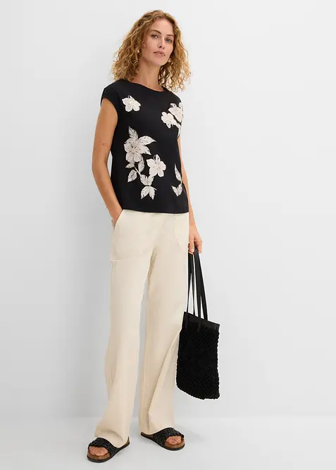 Topp med blomm&ouml;nster, bonprix