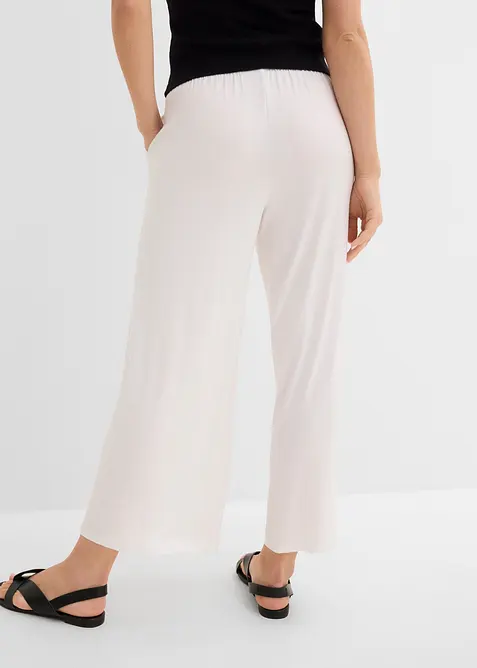 7/8-jerseybyxa av stretchig och f&ouml;ljsam viskos, bonprix