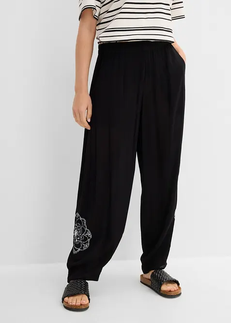 Haremsbyxa av viskos, bonprix