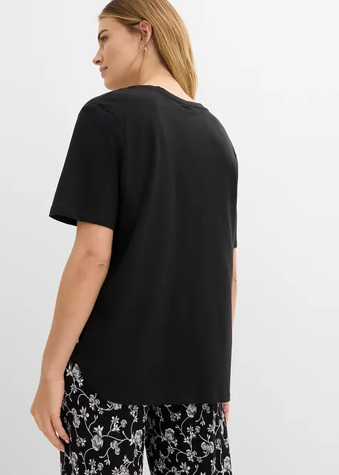 Vid T-shirt i ekologisk bomull, bonprix