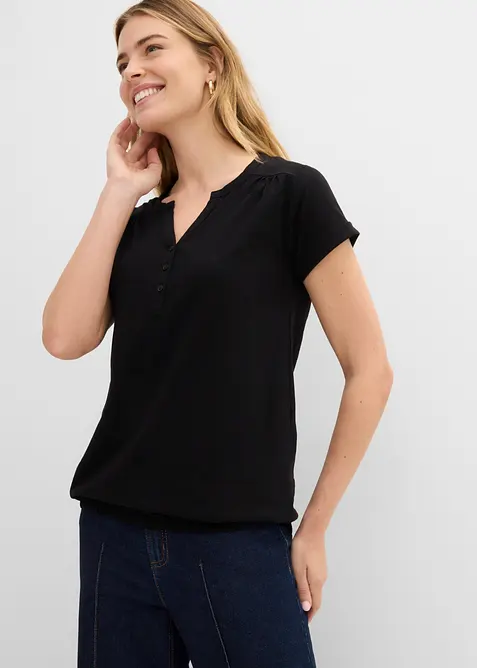 Bomullstopp, kort&auml;rmad, bonprix