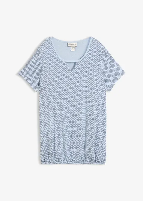 Kort&auml;rmad topp med res&aring;r, bonprix