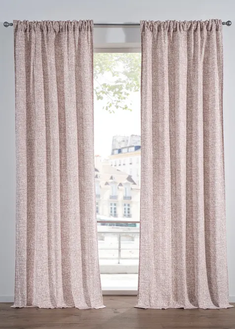 Gardinl&auml;ngd av ekologisk bomull (1-pack), bonprix