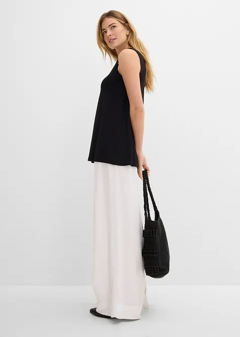 L&aring;ngt linne i viskosmix, bonprix