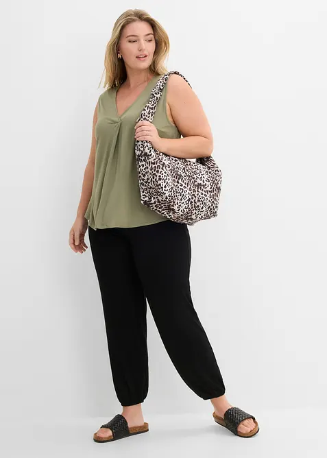 Linne i mjuk viskosmix, bonprix