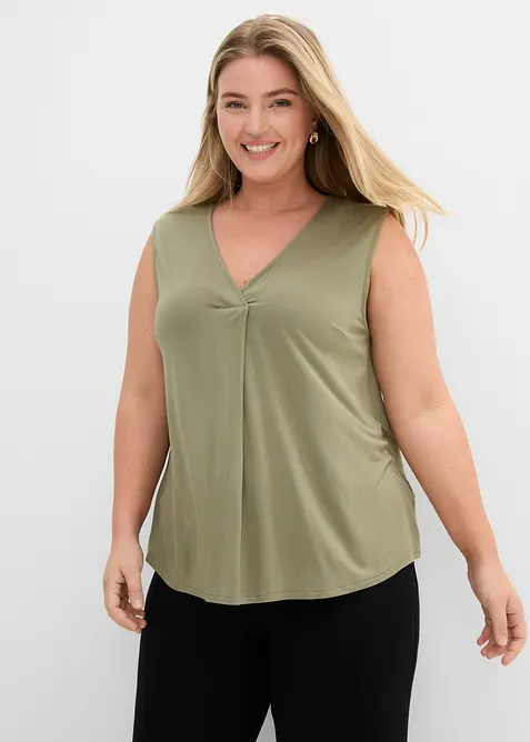 Linne i mjuk viskosmix, bonprix