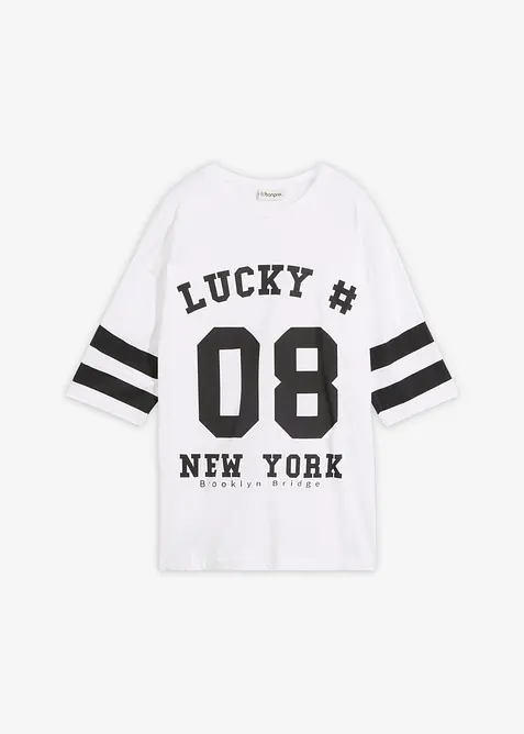 Oversizetopp av ekologisk bomull, bonprix