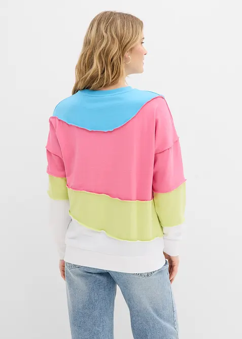 Sweatshirt i mjuk bomullsmix, bonprix
