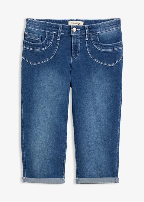 Straight Jeans Mid Waist, cropped, bonprix