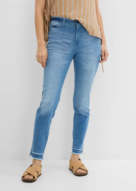 Ultra Soft Jeans i 7/8-l&auml;ngd, bonprix