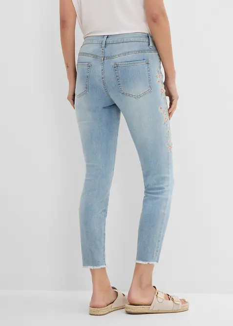 Skinny Jeans Mid Waist, cropped, bonprix