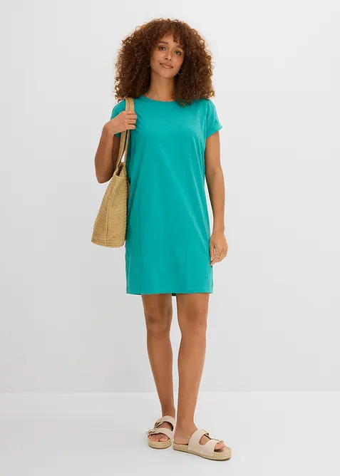 Jerseykl&auml;nning i ekologisk bomull, bonprix