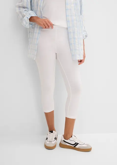 Stretchiga caprileggings (2-pack), bonprix