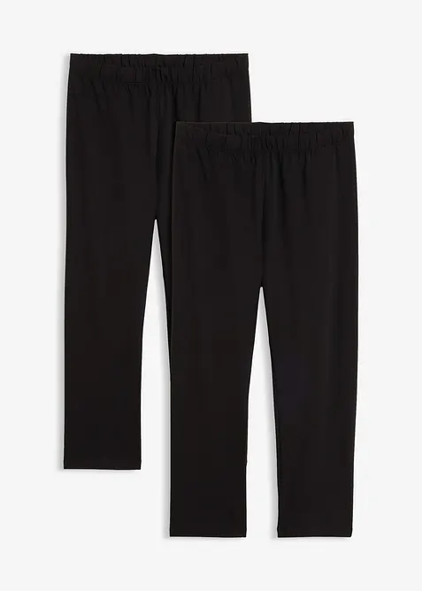 Stretchiga caprileggings (2-pack), bonprix