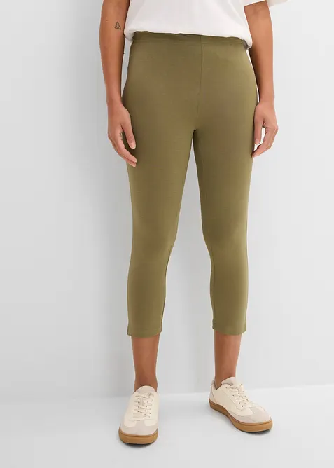 Stretchiga caprileggings (2-pack), bonprix