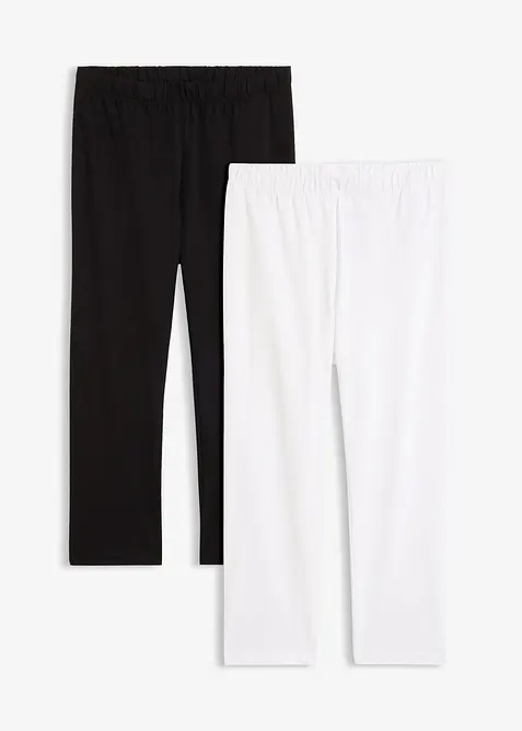 Stretchiga caprileggings (2-pack), bonprix