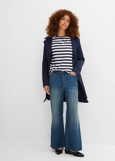 T-shirt med rund halsringning (2-pack), bonprix