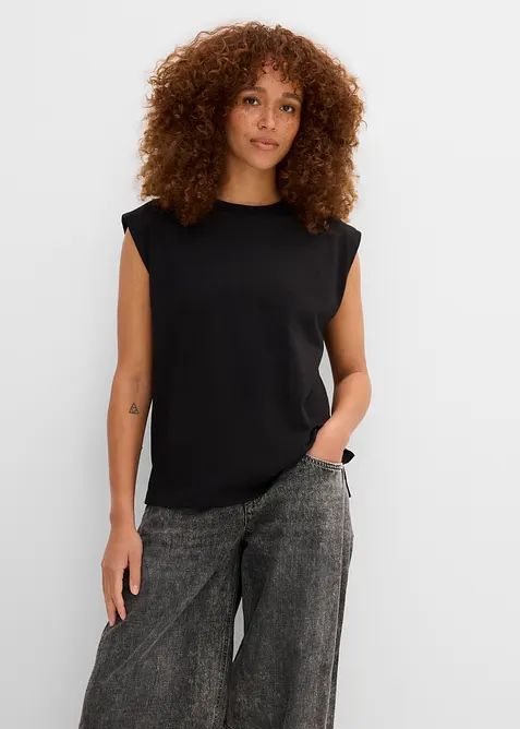 Oversizetopp med bomull, bonprix