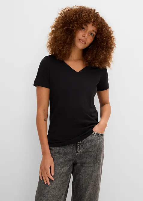 T-shirt i ren bomull, bonprix