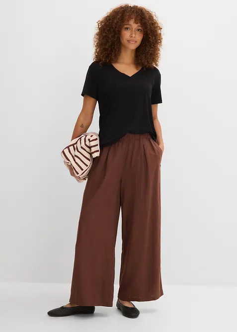 L&aring;ng topp med V-ringning, bonprix